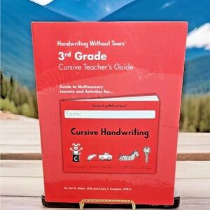 Handwriting Without Tears 3rd Grade Cursive Teacher’s Guide Homeschool Third